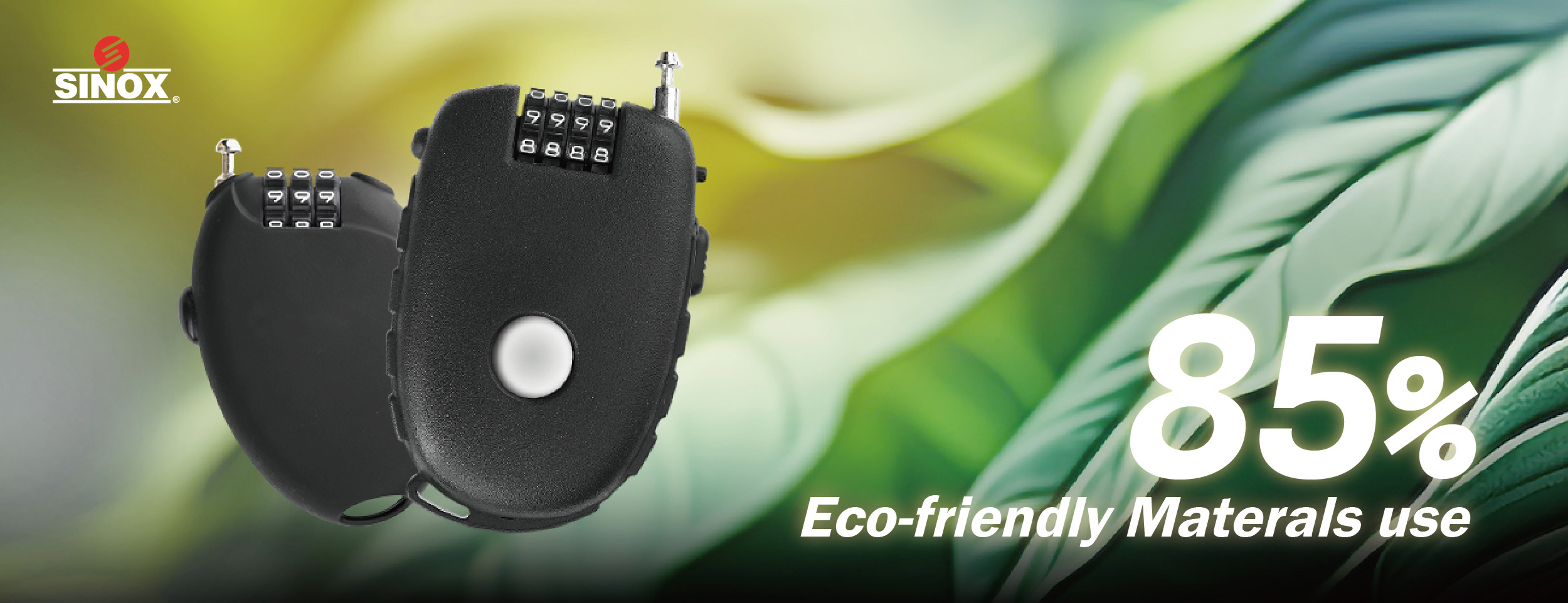 SINOX uses PCR 85% environmentally friendly materials to make innovative green products TL0956 and TL0981