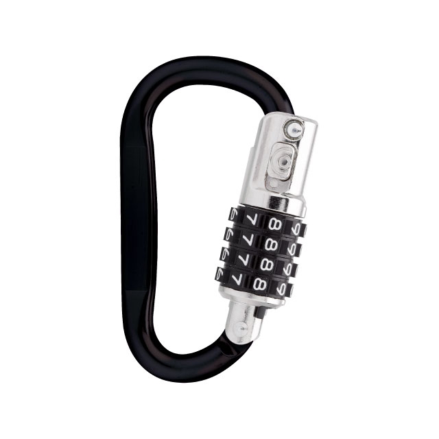 PL0172 Combination Carabiner Lock (Black)