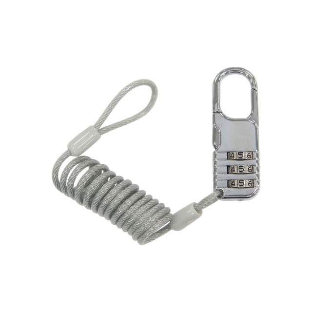 Coiled Cable Lock - PL0683SC Model