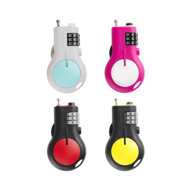 Sinox Colored Retractable Cable Locks