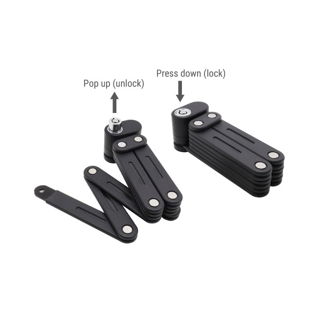 WL0782 Foldable Bicycle Lock