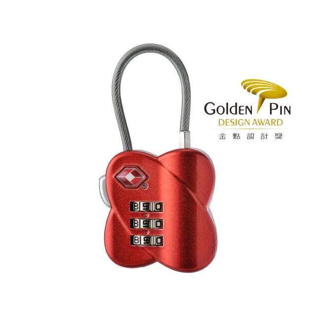 PL0567 TSA Zipped Bags Padlocks (Red)