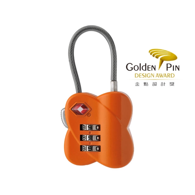 PL0567 TSA Zipped Bags Padlocks (Orange)