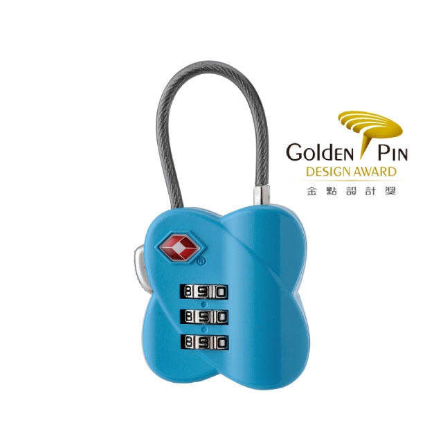 PL0567 TSA Zipped Bags Padlocks (Blue)