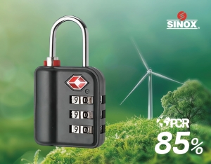 Sinox Green Product: PL0383 TSA Padlock