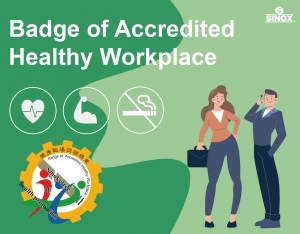 Sinox 2024 Badge of Accredited Healthy Workplace