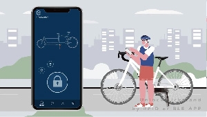 E-Bike Locking Kickstand