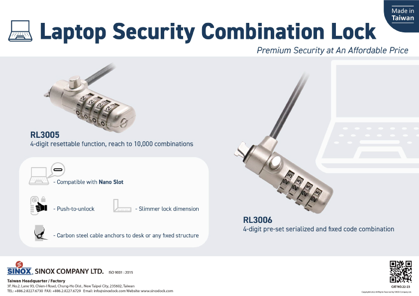 Sinox Universal Laptop Locks