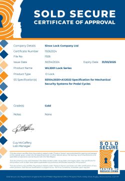WL3001 SOLD SECURE