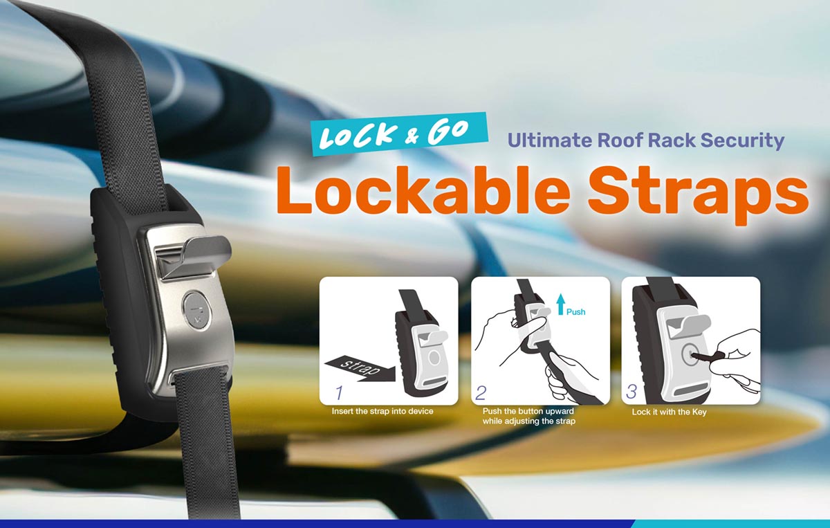 Multi-Purpose Lockable Straps: Sinox SL6001 for Outdoor Security ...