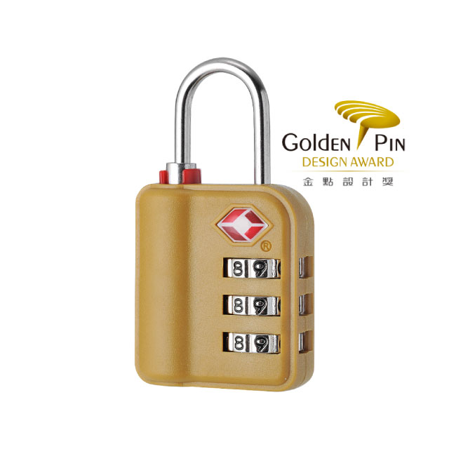 Sinox PL0383 TSA Padlock - Eco-Friendly Security with 85% PCR