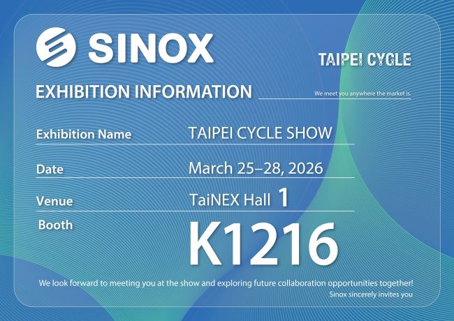 2026 TCS: SINOX Returns to Showcase Leadership in Two-Wheeler Security Solutions